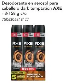 City Club Axe desodorante en aerosol para caballero dark temptation oferta