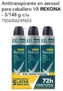 City Club Rexona antitranspirante en aerosol para caballero v8 oferta