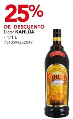 City Club Kahlúa licor oferta