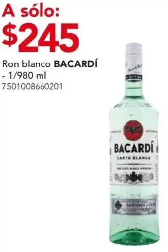 City Club Bacardí ron blanco oferta