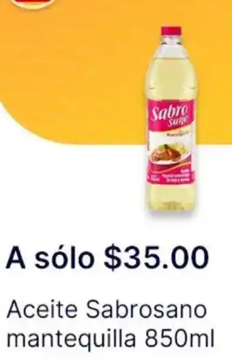 OXXO Sabrosano mantequilla aceite oferta