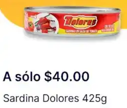 OXXO Dolores sardina oferta