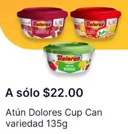 OXXO Dolores cup can atún variedad oferta