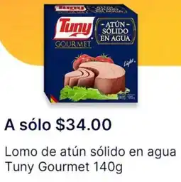 OXXO Tuny gourmet lomo de atún sólido en agua oferta