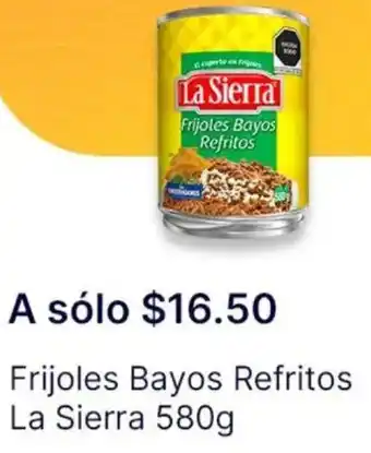 OXXO La sierra frijoles bayos refritos oferta