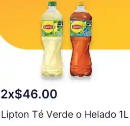 OXXO Lipton té verde o helado oferta