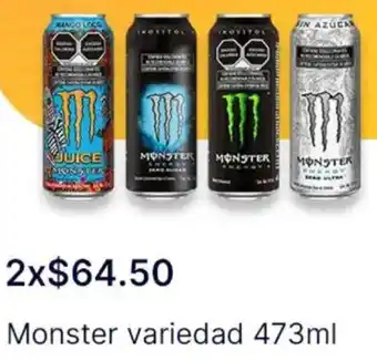 OXXO Monster variedad oferta