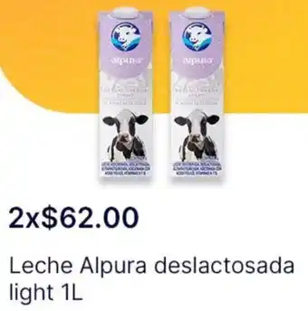 OXXO Leche alpura deslactosada light oferta