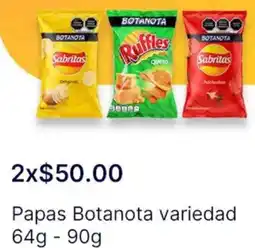 OXXO Papas botanota variedad oferta