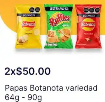 OXXO Papas botanota variedad oferta