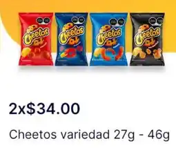 OXXO Cheetos variedad oferta