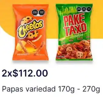 OXXO Papas variedad oferta