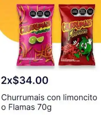 OXXO Churrumais con limoncito o flamas oferta