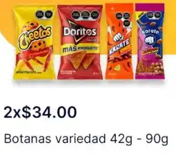 OXXO Botanas variedad oferta