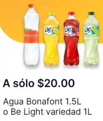 OXXO Agua bonafont oferta