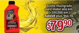 Soriana Híper Aceite multigrado para motor alto km oferta