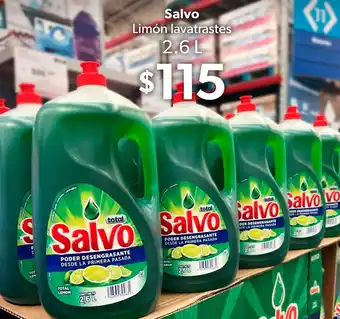 Sam's Club Salvo Limón lavatrastes oferta