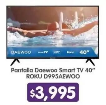 Arteli express Pantalla Daewoo Smart TV 40″ oferta