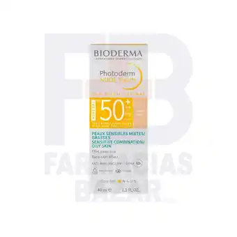 Farmacias Bazar PHOTODERM NUDE TOUCH BLOQUEADOR FPS50+ TONO CLARO 40ML oferta