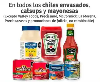 Soriana Híper En todos los chiles envasados, catsups y mayonesas oferta