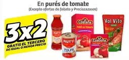 Soriana Híper En purés de tomate oferta