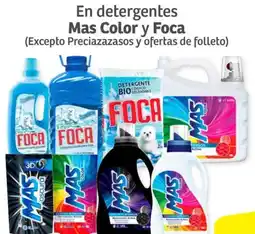 Soriana Híper En detergentes Mas Color y Foca oferta