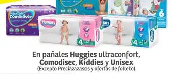 Soriana Híper En pañales Huggies ultraconfort, Comodisec, Kiddies y Unisex oferta