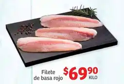 Soriana Híper Filete de basa rojo oferta