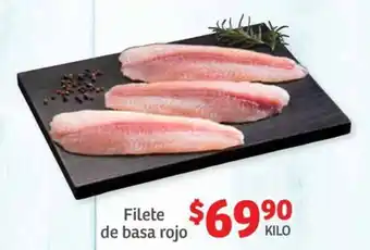 Soriana Híper Filete de basa rojo oferta