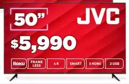 Soriana Híper JVC Smart TV 50" oferta