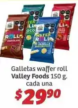 Soriana Híper Valley foods - galletas waffer roll oferta