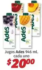 Soriana Híper Ades - jugos oferta