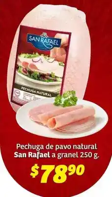 Soriana Híper San rafael - pechuga de pavo natural a granel oferta