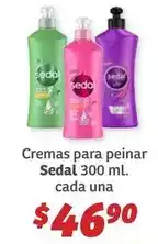 Soriana Híper Sedal - cremas para peinar oferta