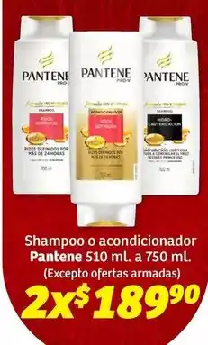 Soriana Híper Pantene - shampoo o acondicionador oferta