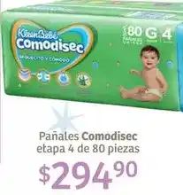 Soriana Híper Comodisec - pañales etapa 4 de 80 piezas oferta