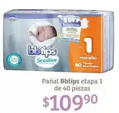 Soriana Híper Extra - pañal bbtips etapa 1 oferta