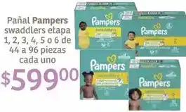 Soriana Híper Pampers - panal swaddlers etapa oferta