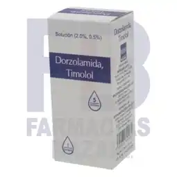 Farmacias Bazar DORZOLAMIDA/TIMOLOL 20/5MG GOTAS OFTALMICAS 5ML MICRO PHARMACEUTICAL oferta