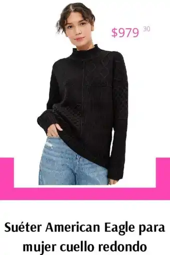 Liverpool Suéter American Eagle para Mujer Cuello Redondo oferta