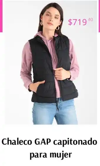 Liverpool Chaleco GAP Capitonado para Mujer oferta
