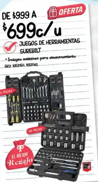 AutoZone Juegos de Herramientas Surebilt oferta