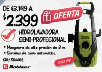 Koblenz Hidrolavadora Semi-Professional