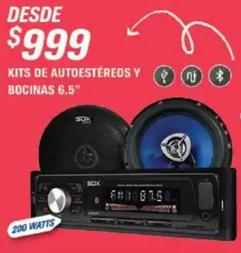 Kits de Autoestéreos Y Bocinas 6.5"