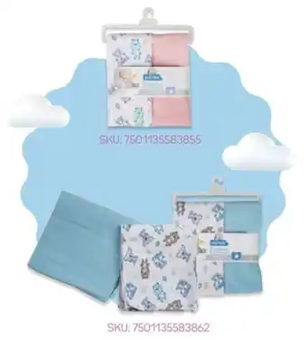 DelSol Baby mink Set con 2 sábanas recibidoras oferta