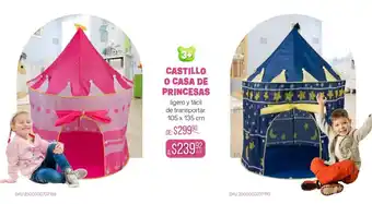 DelSol Castillo o casa de princesas oferta