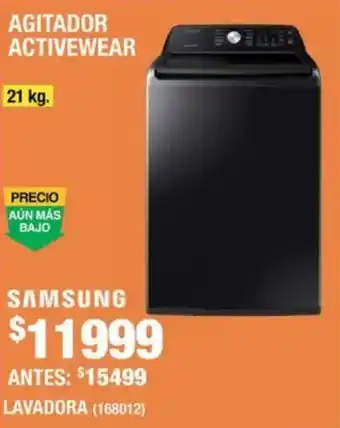 The Home Depot Samsung lavadora oferta