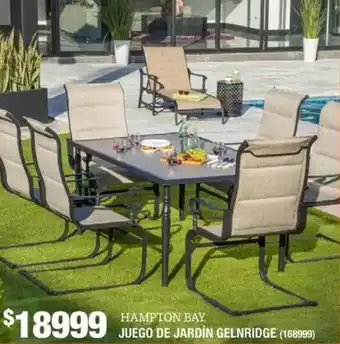 The Home Depot Hampton bay juego de jardín gelnridge oferta