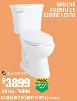 The Home Depot Glacier Bay sanitario power flush oferta