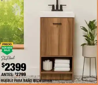 The Home Depot Mueble para baño ibiza oferta